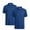 Royal Blue, variant on Men's 2‑Pack Short Sleeve Polo Shirts, Breathable Cotton Golf Polos, L, Casual Daily Wear