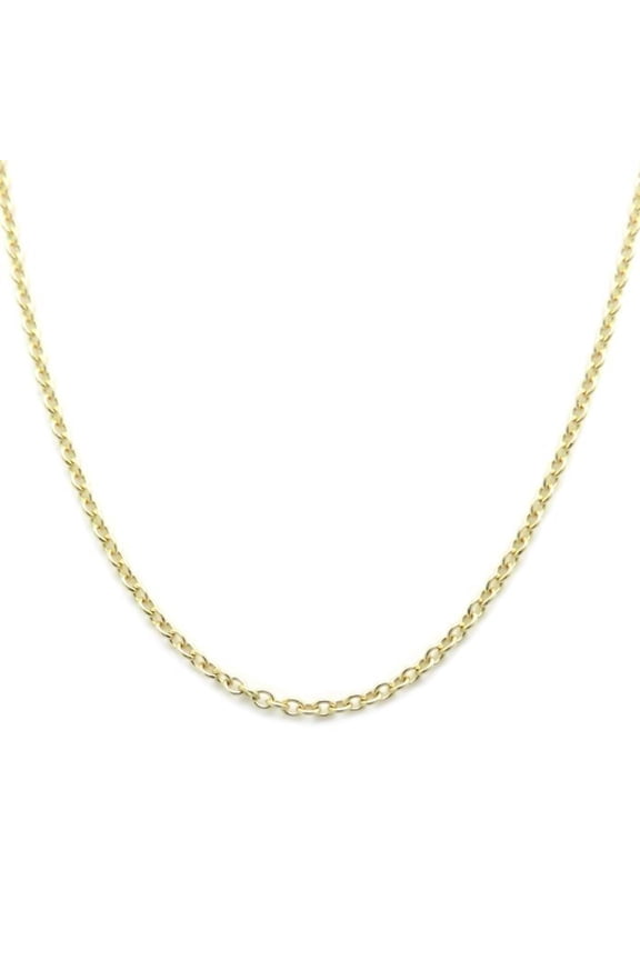 Pre-Owned TIFFANY & Co. Tiffany Chain Necklace, 18K Yellow Gold, Women's, 294990 (Good)