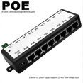 thumbnail image 5 of POE Injector 8 Ports PoE Power Adapter Ethernet Power Supply for CCTV Network POE Camera Power Over, 5 of 5