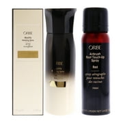 Oribe Mystify Restyling Spray and Airbrush Root Touch-Up Spray - Red 2 Pc Kit - 5.9oz Spray, 1.8oz Hair Color
