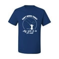 thumbnail image 2 of Wild Bobby, Can't Work Today My Arm Is In A Cast, Fishing, Men Graphic Tee, Royal, Large, 2 of 5