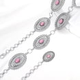 thumbnail image 2 of XIATIAN Women Boho Chain Belts For Dresses Jeans Western Cowgirl Waist Links Belt Adjustable Metal Concho Belt, 2 of 5