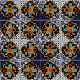 thumbnail image 2 of 2x2 Cajeme Talavera Mexican Tile, Set of 36 pcs, 2 of 2