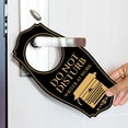 thumbnail image 6 of Do Not Disturb Writer At Work Door Hanger | House or Business Door Sign - Light Grey, 4" x 8", 6 of 8