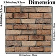 thumbnail image 2 of NOGIS 3D Wall Panels Peel and Paste,10 Pcs 3D Brick Wallpaper Peel Waterproof Self Adhesive Decorative Stick Faux Stone Wall Panels for Living Room, Lobby Bedroom Hotel Office Decoration (A), 2 of 7