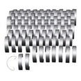 thumbnail image 3 of 100x Ganchos de acero para puertas de jaulas, hebillas de metal, sujetadores, sujeción práctica y resistente para puertas de gallineros, ganchos fijos 40 mm, 3 of 8