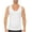White, variant on Mens Slimming Body Shaper Vest, Compression Shirts, Casual Solid Color Body Shaping Slim Fit Round Neck Vest White