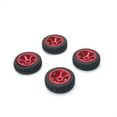 thumbnail image 4 of 4 Pcs 1/28 Améliorations de Voiture RC Ensemble de Roues de Pneus Pièces de Rechange de Modification Pneus de Style Voiture Remplacement pour WLtoys K969 K979 K989 P929 Rouge, 4 of 6