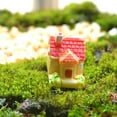 thumbnail image 3 of Visland 5PCS Mini Small Cottages DIY Craft Toys Figure Moss Terrarium Fairy Garden Ornament Landscape Decor Dollhouse, 3 of 6