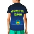 thumbnail image 3 of Geometry Dash Boys Girls 3d Graphic Printed T-Shirt Crewneck Short Sleeve Tees, 3 of 6
