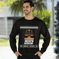 thumbnail image 3 of Christmas Sweatshirt, Custom Legal Christmas Sweatshirt, Personalized Attorney Ugly Holiday Sweatshirt, Unique Law Student Gift with Name & Year, 3 of 5