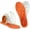 Orange, variant on Soft Elastic Breathable Shoe Insoles, 4D Cloud Massage Insoles with Memory Foam for Men & Women, Anti-Fatigue, Shock Absorption & Arch Support