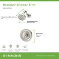 thumbnail image 3 of Symmons 5891STN15TRM Braston Shower Only Trim Package - Nickel, 3 of 7