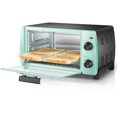 Mainstays 4Slice Toaster Oven, Classic Mint
