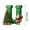 u, variant on CBI 26 Initial Letter Christmas Ornaments, Green Personalized Christmas Initial with Christmas Tree and Santa Claus, Christmas Tree Decoration Hanging Pendant Xmas Gifts for Kids