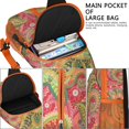 thumbnail image 4 of Paisley Chic Vintage Crossbody Bag – Pattern Boho Retro Ethnic Floral – Abstract Decorative Mandala Exotic Bohemian Rustic Design – Lightweight & Adjustable Strap, 4 of 6