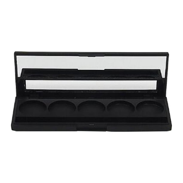 Organizador de ojos colorete de maquillaje DIY Colcomx 5 compartimentos con ventana de visualización