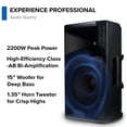 thumbnail image 3 of Altavoz PA Bluetooth Gemini Sound GSP-5500 15 2200 W TWS, 3 of 6