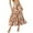 Purple, variant on Women’s High Waist Maxi Skirt with Leaf Print Elastic Waistband Tiered Flowy A Line Long Skirt for Casual Wear Wine M