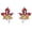 Maple leaf, variant on Maple Leaf Earrings for Women 925 Sterling Silver Leaf Stud Earrings Thanksgiving Gifts for Women