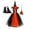 B-Orange, variant on Halloween Black Witch for Girls Black Dress Pumpkin Tutu Dress up Outfits Christmas Birthday Gift Party Clothes 6-7 Years