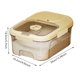 thumbnail image 4 of Cubo de alimentos para el hogar Caja de arroz sellada completamente cerrada Tanque de almacenamiento de arroz (Beige S), 4 of 8