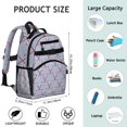 thumbnail image 4 of Student School Backpack Adjustable Padded Straps Chest Strap Water-Resistant Bookbag For Elementary Students, 4 of 5