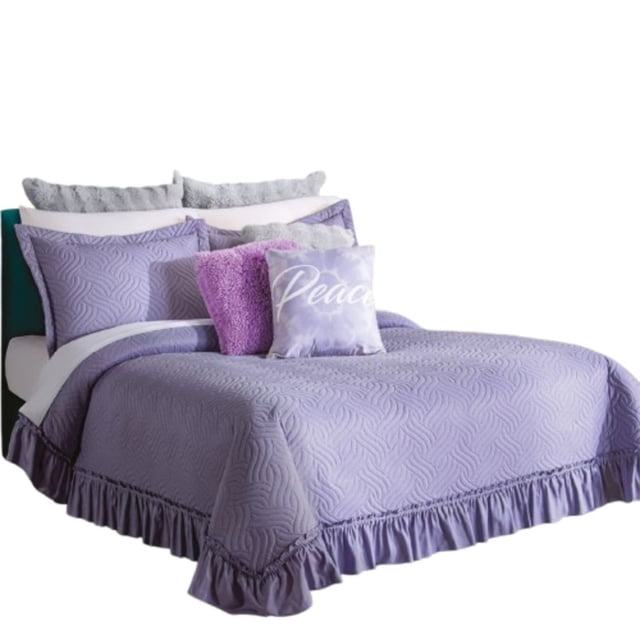 Colcha Neo Lavanda C/ Holán King Size Poliéster Concord