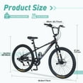 thumbnail image 5 of POVANLI 26 Inch Freestyle Carbon Steel Bicycle, 5 of 7