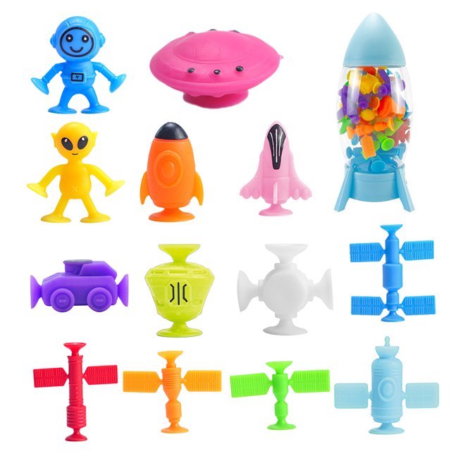Juguetes de ventosa con almacenamiento de cáscara de huevo juguetes sensoriales Montessori para niños pequeños