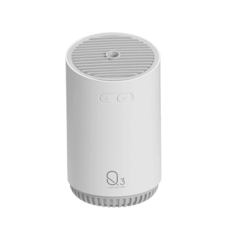 

Humidifier Mini Small Humidifiers Travel Portable Desk Humidifier with Night Light Waterless Auto-off Whisper Quiet Wireless Humidifiers for Bedroom Office Plants(White)