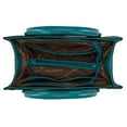thumbnail image 6 of Wrangler Tote Bag for Women Western Cowhide Purse and Wallet Set, Turquoise, 6 of 7