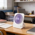 thumbnail image 1 of News Battery Version Desktop Mini Fan No. 5 Battery Desktop Small Electrics Fan Printed Gift, 1 of 7