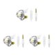 thumbnail image 3 of Injueey Auriculares HIFI de 3,5 mm Tapones para los oídos de silicona Auriculares de bobina móvil Auriculares electrónicos Auriculares Type1 NO1, 3 of 6