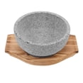 thumbnail image 4 of 1 Set Stone Food Bowl Multi-function Korean Bibimbap Bowl Serving Bowl with Tray, 4 of 8