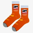 thumbnail image 2 of Pringles Cheedar Cheese Orange Men's Crew Socks, 2 of 3
