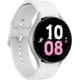 thumbnail image 4 of SAMSUNG Galaxy Watch 5 40mm Bluetooth Smartwatch con Cuerpo, Salud, Fitness y sueño, Vidrio de Zafiro, Seguimiento GPS Mejorado, Bisel Plateado con Banda Blanca (Reacondicionado), 4 of 5