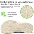 thumbnail image 5 of Knivor Comfort Garden Shoes for Women Men with Arch Support Lightweight Non-Slip Sole Waterproof Garden Clogs Shoes with Massage Footbed Slip On Slide Sandals for Outdoor Beach, 5 of 9
