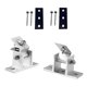 thumbnail image 3 of Solar Panel Bracket, Solar Panel Holder End Clamp Kit, Stand Solar Module 0-60 Individually Adjustable Flat Roof Mounting Angle (without Telescopic Ro, 3 of 4