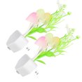 thumbnail image 3 of Silicone Light2Pcs LED Mushroom Night Seven Colors Changing Light Energy Saving Lamp Top Tier Quality, 3 of 5