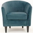 thumbnail image 2 of Pemberley Row Polyester Blue Club Chair Rectangular Padded 32"H x 30.5"W x 27.5"D, 2 of 4