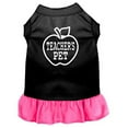 thumbnail image 1 of Enseignants Animaux de Compagnie Impression Robe Noire avec Rose Vif XL (16), 1 of 1