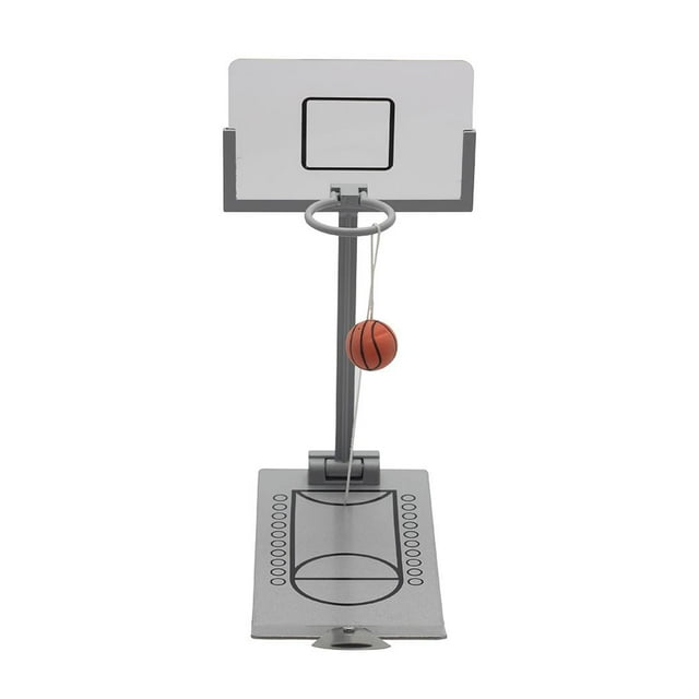 Maoww Small Desktop Folding Basketball Machine Foldable Shooting Machine Portable Creative Desktop Miniature Decompression Toys Gifts with Small Ball for Children Home Indoor