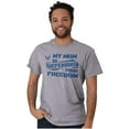 thumbnail image 4 of US Air Force My Mom Defending Freedom Men's Graphic T Shirt Tees Brisco Brands S, 4 of 6