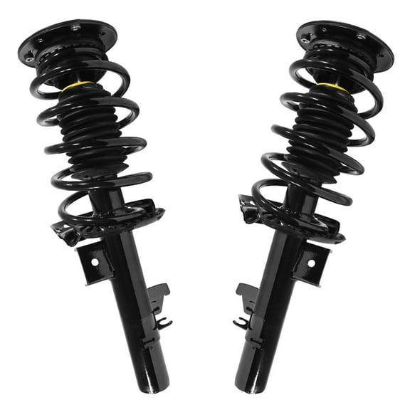 Detroit Axle - 2 Front Struts for 2007-2016 Volvo S80 2008-2016 V70 XC70, 2009 2010 2011 2012 2013 2014 2015 Struts with Coil Spring Assembly Replacement Suspension