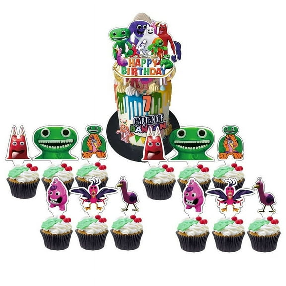 Garten of banban Cake Topper Cupcake Set Party Supplies Decoration Birthday Decor Kit