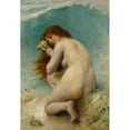 thumbnail image 3 of Léon-Jean-Basile Perrault 14x18 Black Modern Framed Museum Art Print Titled - Water Nymph (1898), 3 of 5