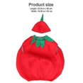 thumbnail image 2 of 1 Set Tomato Performance Costumes Clothes And Hat Fabric Outfit (130-140cm) Fgao, 2 of 3