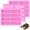 Pink, variant on 6Pcs Granola Bar Mold 8 Cavity Rectangle Soap Making Molds Non Stick Silicone Energy Bar Mold Flexible Cereal Bar Molds for Chocolate Cookies Oatmeal Yogurt and Dried Fruits