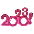 thumbnail image 4 of Gafas con números brillantes para Año Nuevo 2023, accesorios para fiestas y recuerdos. rosa roja argenta, 4 of 9